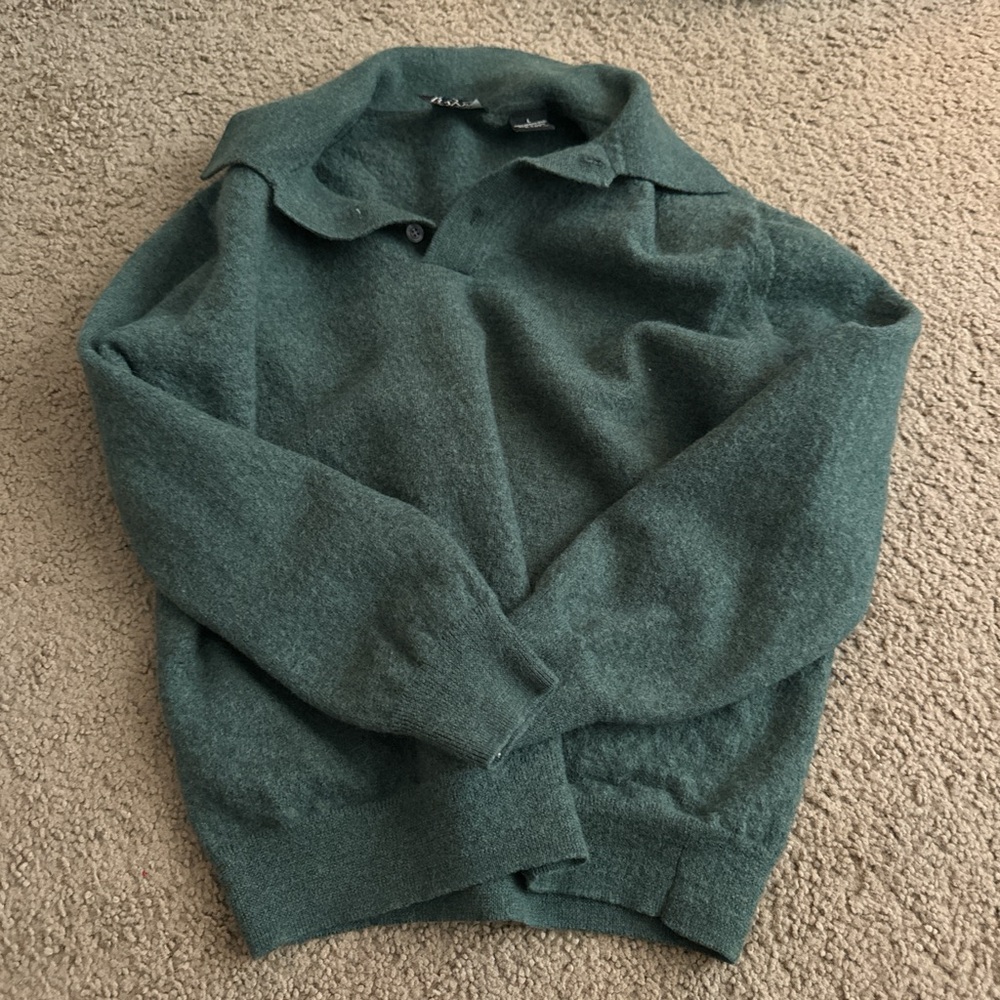 Cashmere sweater for when it’s chilly